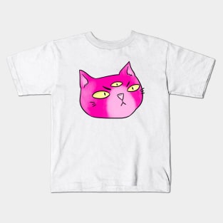 Third Eye Alien Cat Kids T-Shirt
